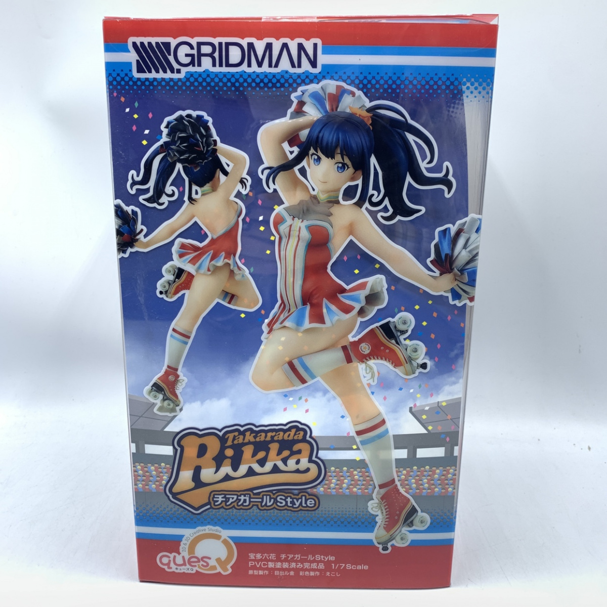 【中古】キューズQ 1/7 宝多六花 チアガールstyle 開封品 SSSS.GRIDMAN[240070110286]_画像2