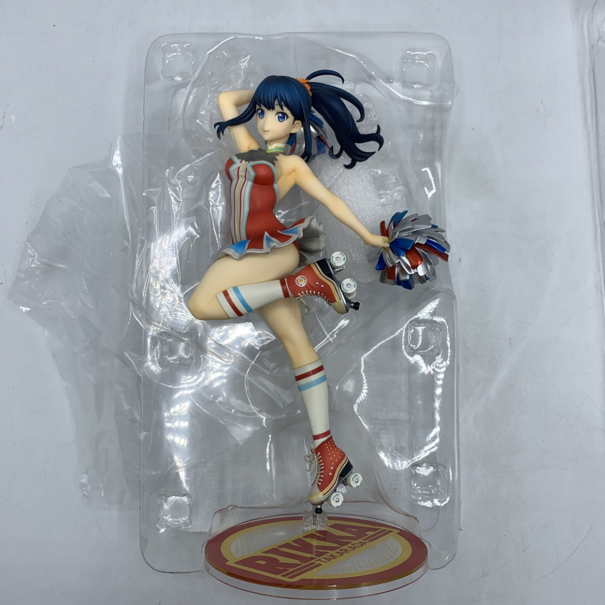 【中古】キューズQ 1/7 宝多六花 チアガールstyle 開封品 SSSS.GRIDMAN[240070110286]_画像3