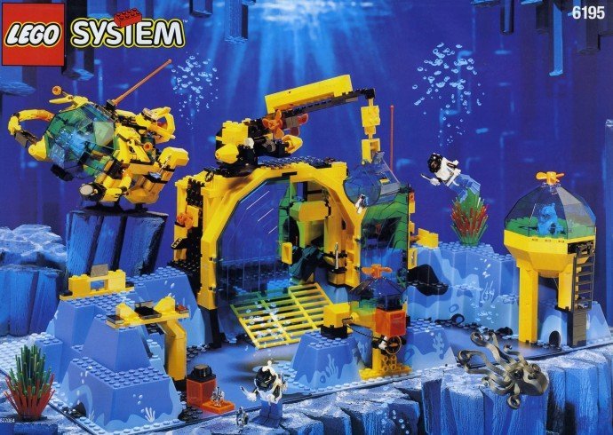 レア★LEGO 6195　レゴブロック海底シリーズ廃盤品