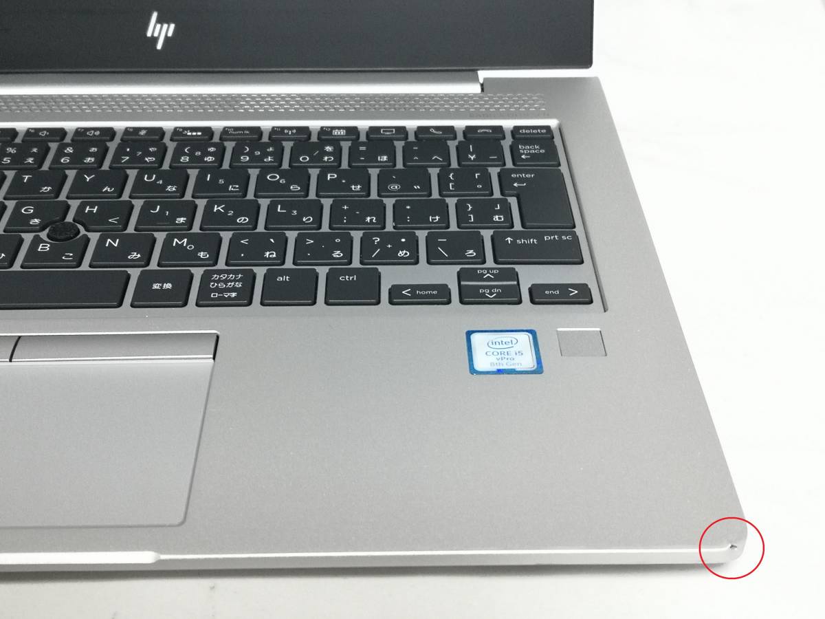 [第8世代Corei5 MS-Office365]HP Elitebook 830 G5 Win11 メモリ8G SSD256GB【ジャンク扱い】_キズあります。