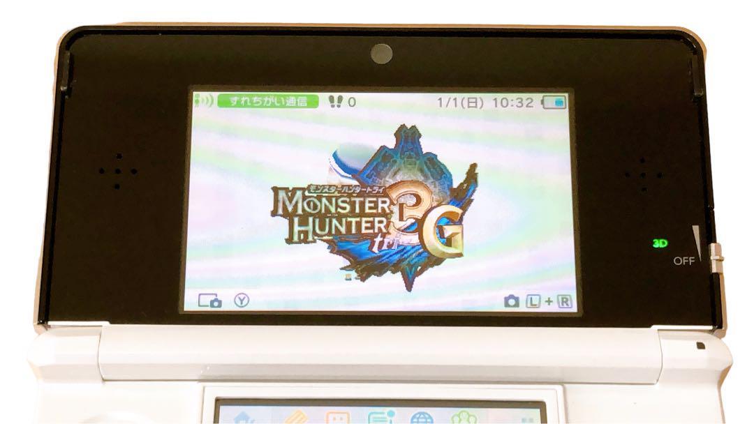 美品 動作確認済み ニンテンドー 3DS モンスターハンター3 トライ G