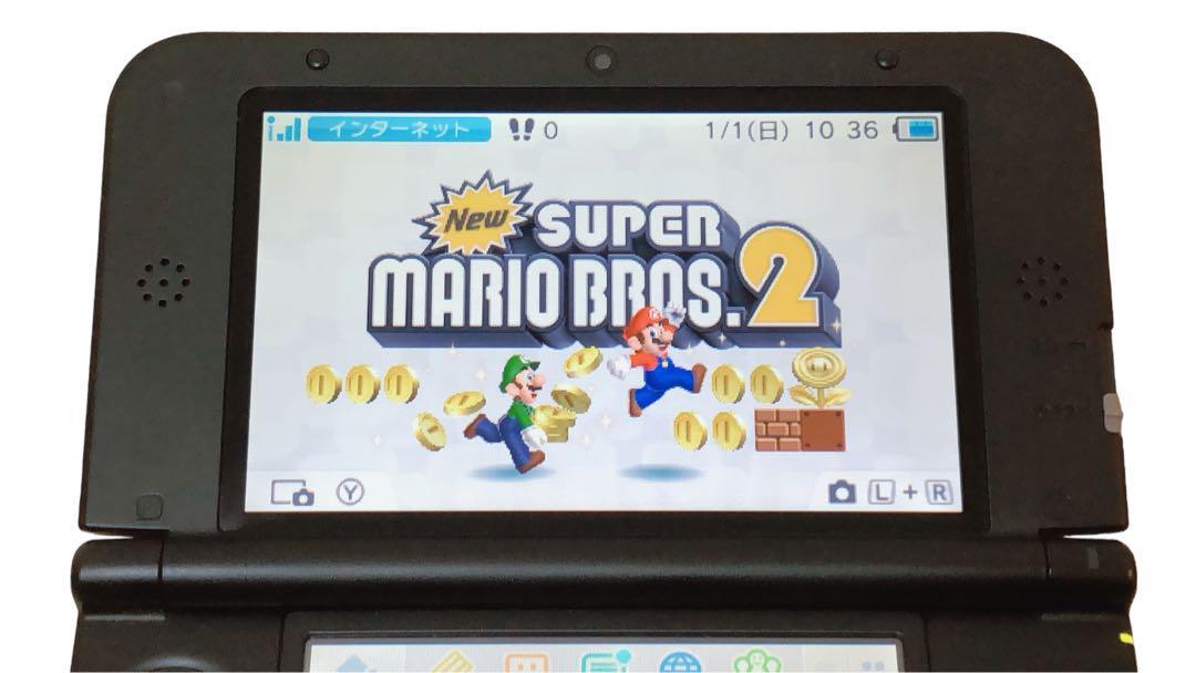 極美品 ほぼ新品 ニンテンドー 3DS LL シルバー ブラック 本体 動作確認済み タッチペン付き 任天堂 ゲーム機 美品 3DSLL 箱なし