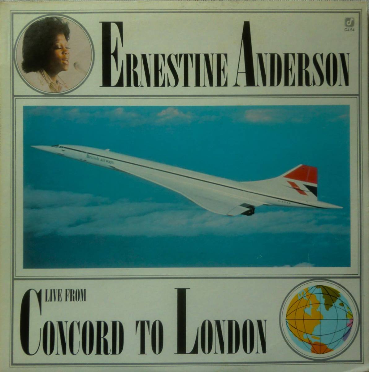 ★US ORG LP★ERNESTINE ANDERSON★LIVE FROM CONCORD TO LONDON★78'JAZZ VOCAL名盤★_画像1