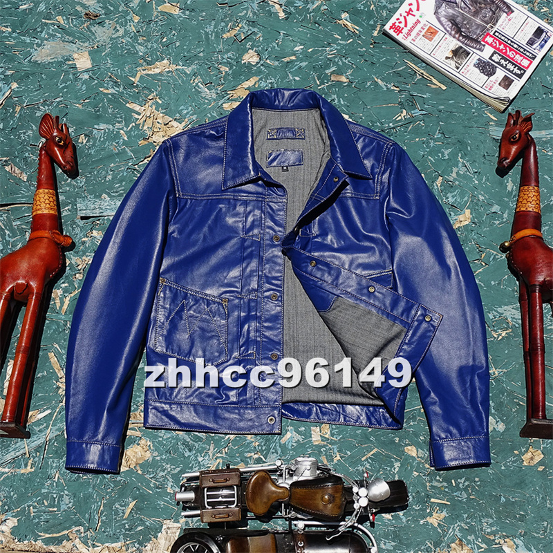 ■新品■メンズ 革ジャン 最上級 羊革 本革 レザージャケット ライダース バイクウエア オートバイ ブルゾン XL~4XL