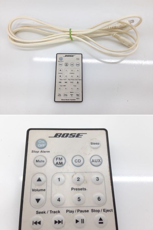 S/ BOSE wave music system ボーズ ウェーブミュージックシステム リモコン付き 通電確認済み / NY-1254_画像10