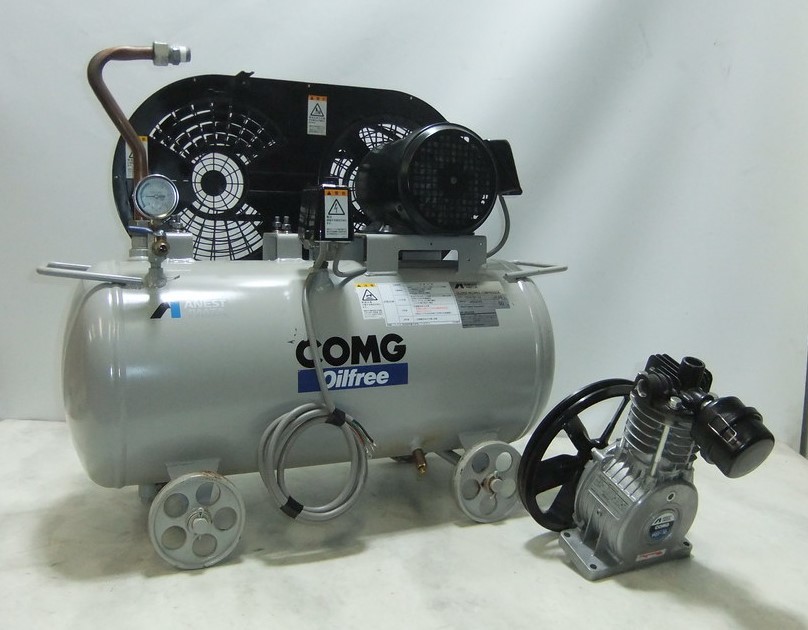 Anest Iwata アネスト岩田 コンプレッサー レシプロ COMG F07-10 Anest Iwata アネスト岩田 コンプレッサー レシプロ COMG F07-10