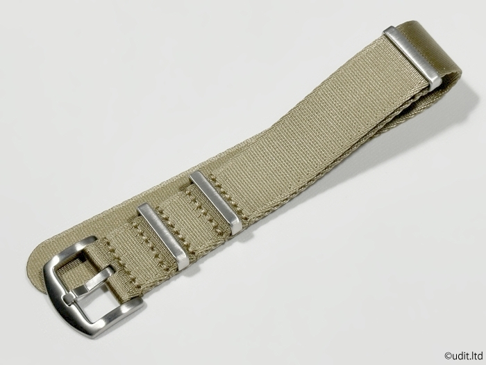 22mm высокое качество глянец NATO ремешок наручные часы ремень бежевый [ Omega chu-da- Breitling TAG Heuer соответствует ] ткань 