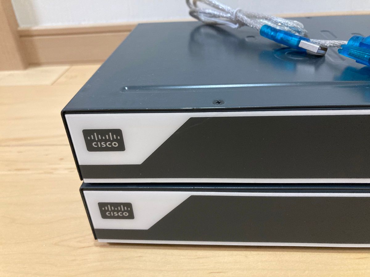 【CCNA、CCNP】2台Cisco  C841M