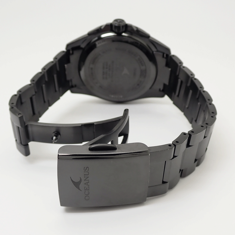  Casio Oceanus Classic line Classic Line wristwatch analogue Tough Solar chronograph Date OCW-T2600B-1AJF black 