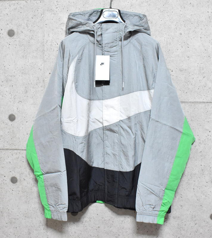 新品 NIKE BIG SWOOSH ウーブン ジャケット S DD5968-077 スウッシュ