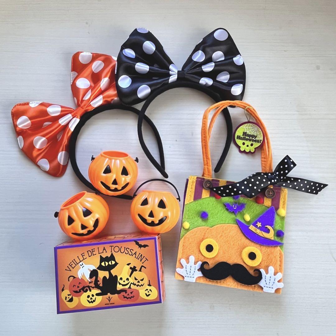 # Halloween goods set * Katyusha * pumpkin case * tote bag * empty box * party #