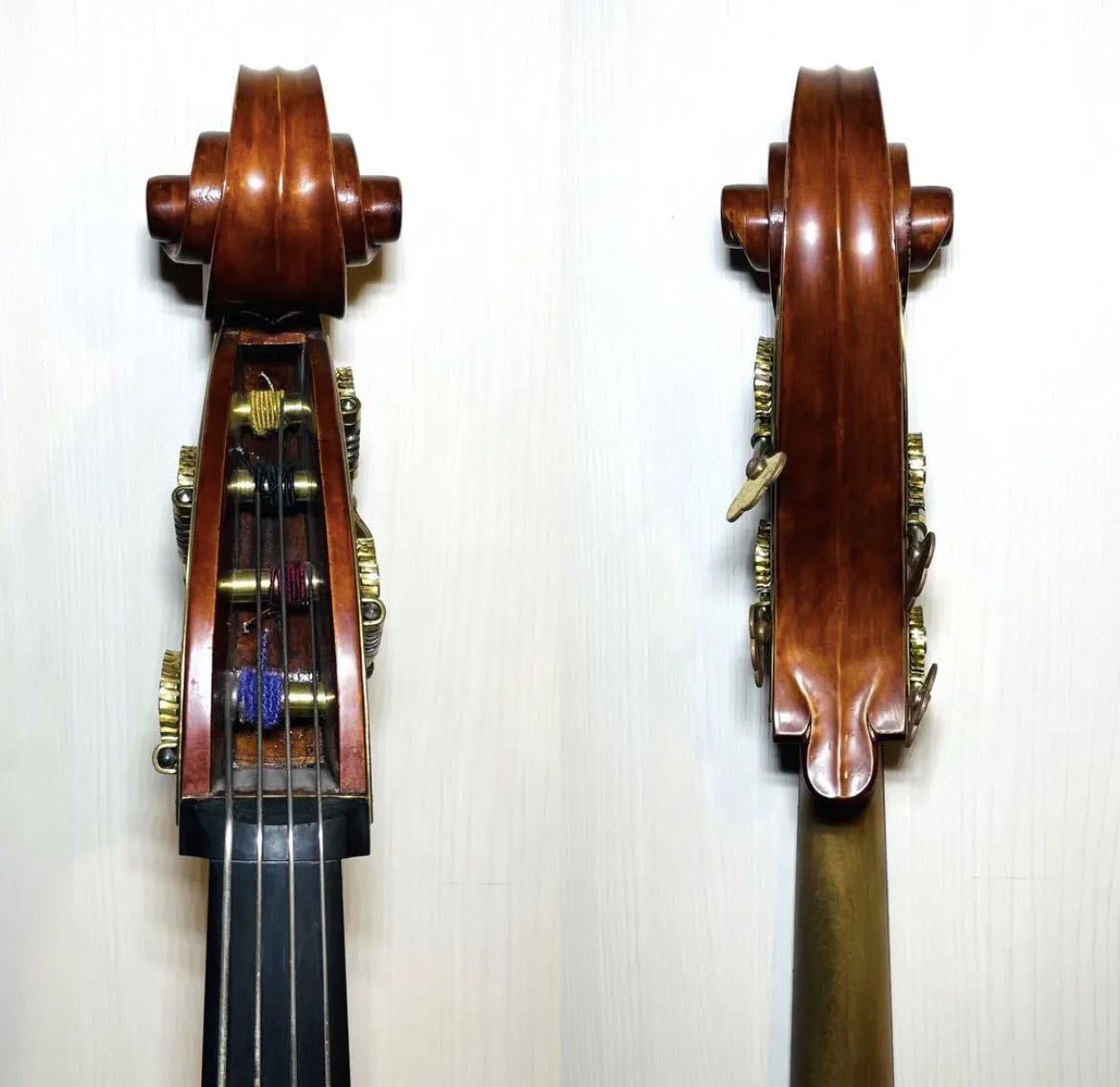 [ superior article ]Gliga Gris gaGemsⅡ Gamba Shape/F.Back contrabass 