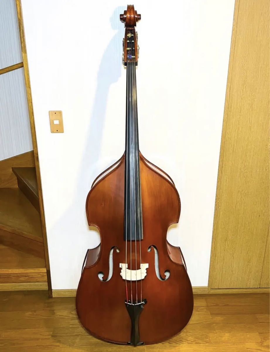 [ superior article ]Gliga Gris gaGemsⅡ Gamba Shape/F.Back contrabass 