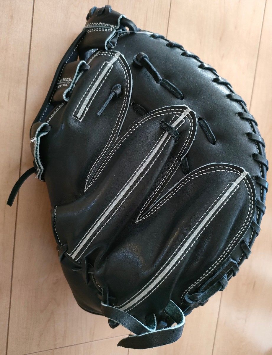 【新品、希少、付属品】ウイルソン(Wilson)　硬式　ファーストミット　黒