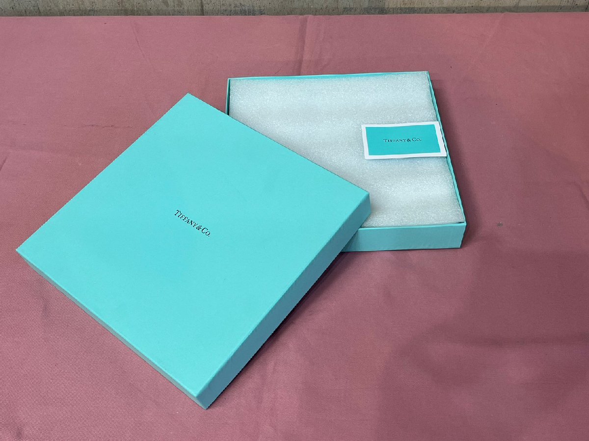 [TIFFANY＆Co/ティファニー] ブルーボックス プレート 未使用保管品 箱付き ティファニーブルー 食器 /C1791の画像5