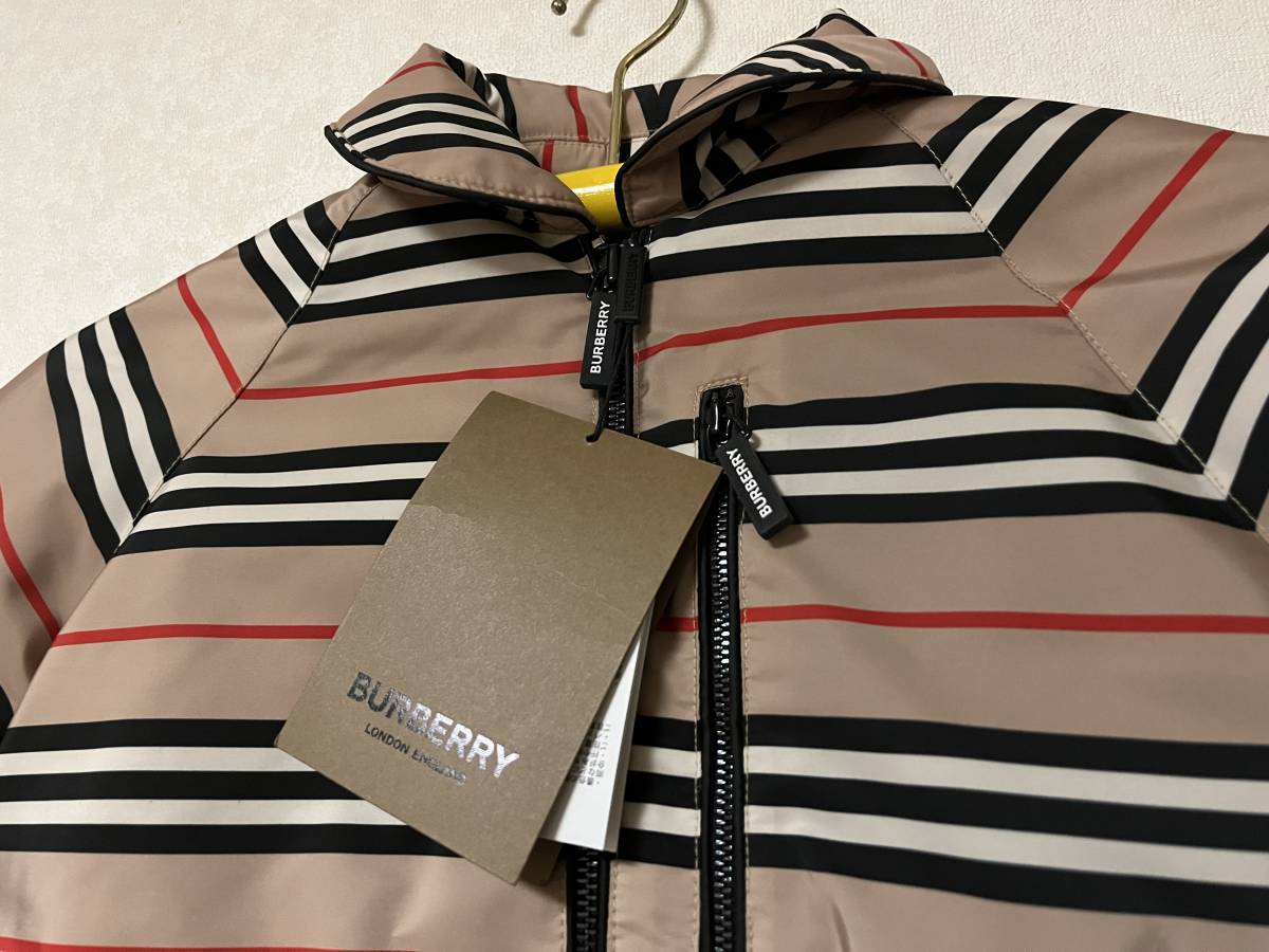 新品】バーバリー BURBERRY キッズ アイコン ストライプ ダウン