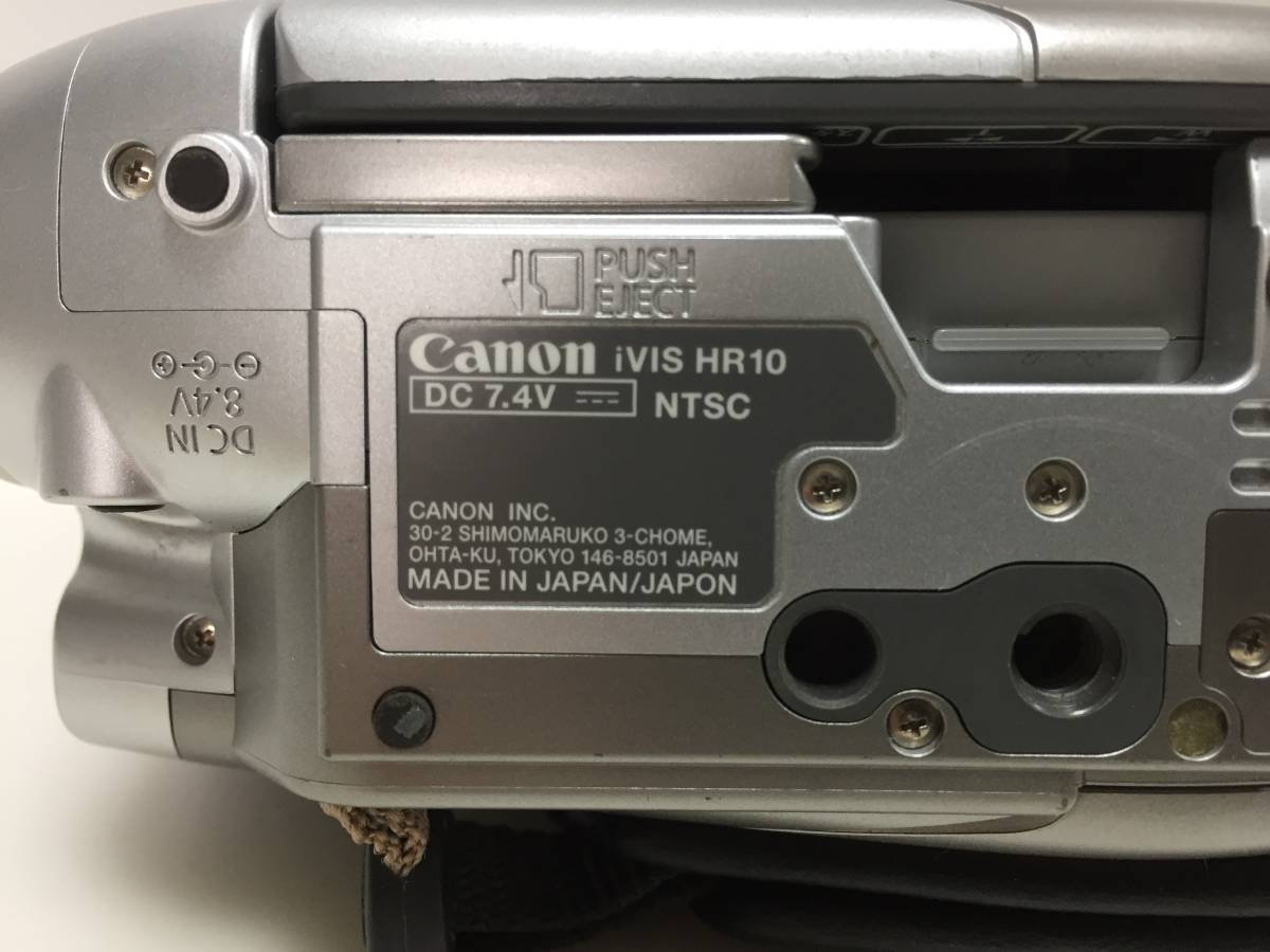 Canon　DVDビデオカメラ　iVIS　HR10　現状品RT-2899_画像8
