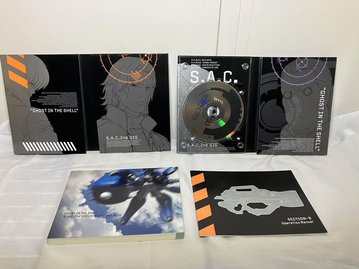 攻殻機動隊 STAND ALONE COMPLEX DVD-BOX+2nd GIG DVD-BOX DVD14枚セット (初回限定生産)_画像5