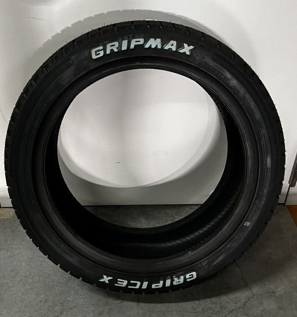 訳あり！余剰在庫放出 GRIP MAX ホワイトレタースタッドレス ICE X