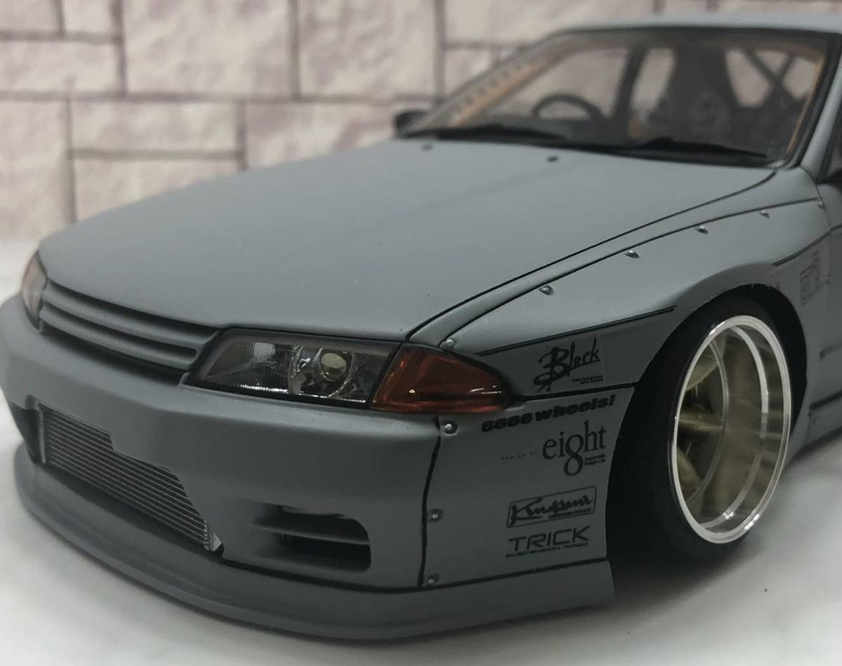 1/18 イグニッションモデル　パンデムR32GTR ワタナベ深リムカスタム_画像5