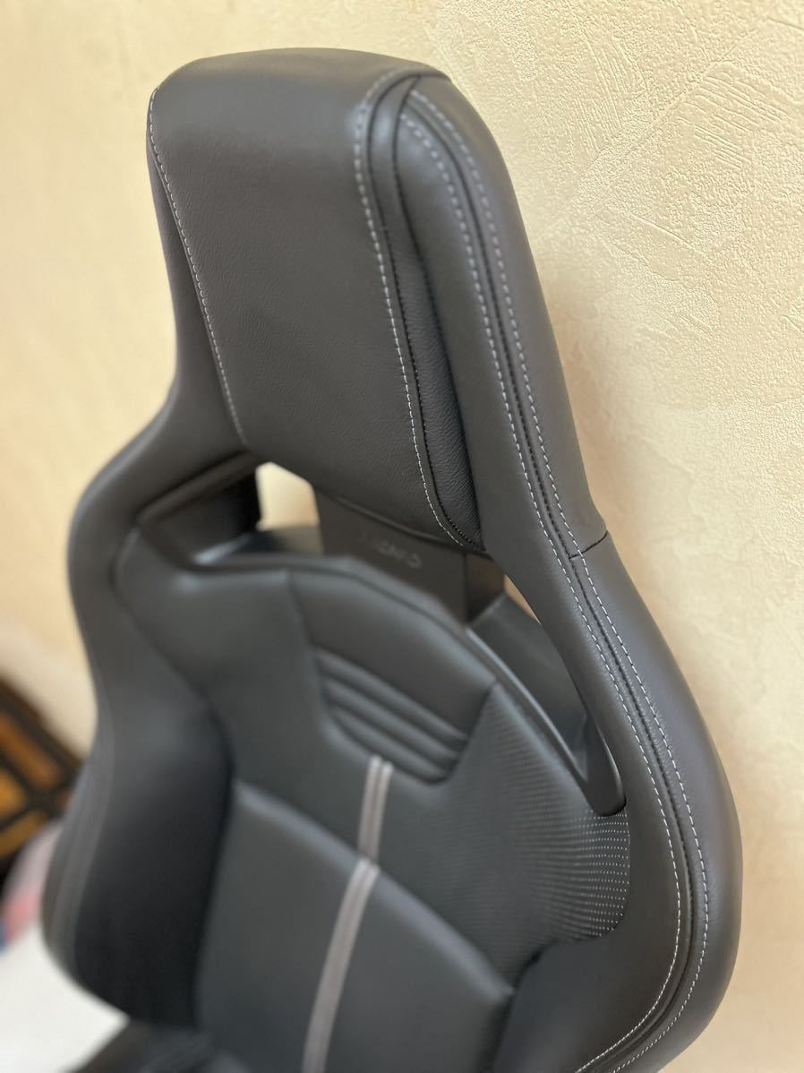 【 RECARO 】 正規品 レカロ スポーツスター 2019年製 ブラックレザー シートヒーター 電動リクライニング セミバケ（検/新春 売り切り価格_画像3