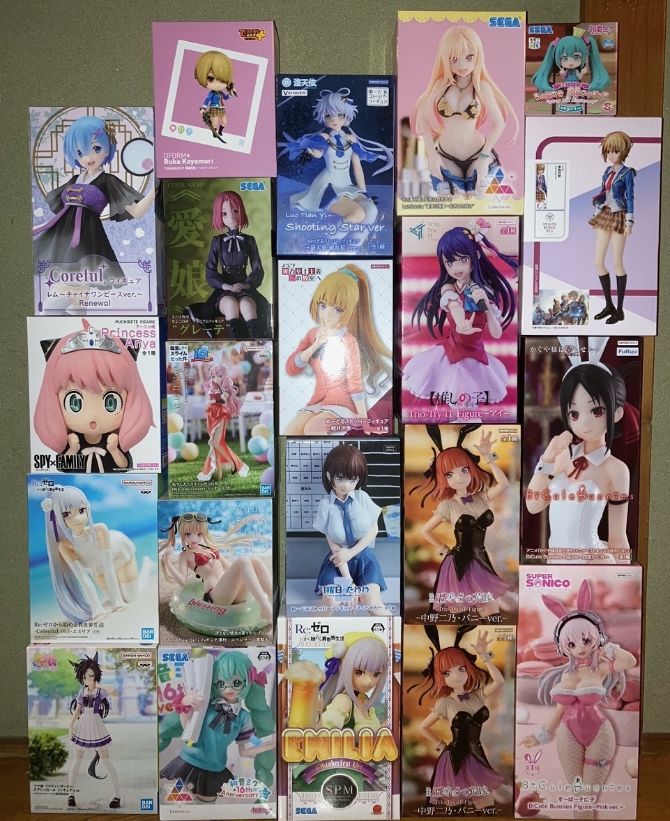 プライズ フィギュア 21個セット まとめ売り 未開封 美少女系 星野アイ