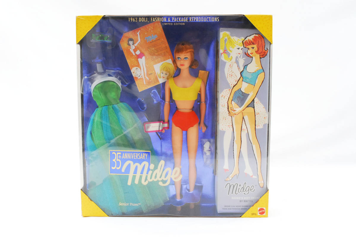 ミッヂドール バービーベストフレンド 35th Anniversary Midge Doll Barbies Best Friend ミッジ MATTEL マテル 0961