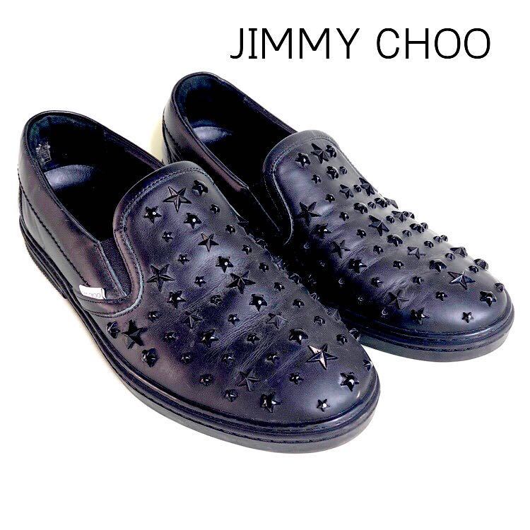 特価 メンズ CHOOジミーチュウ JIMMY レザー スリッポン スニーカー
