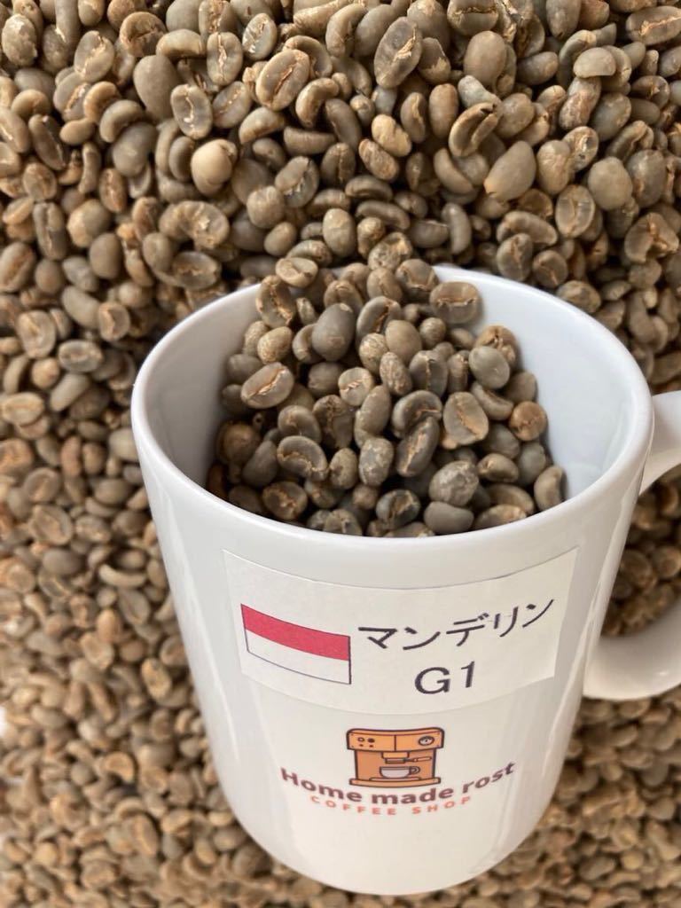 コーヒー生豆 マンデリンG1 800g