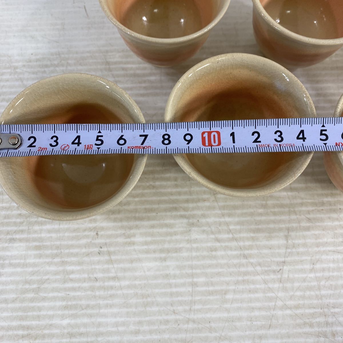 萩焼 湯呑み 6点セット 煎茶道具 茶道具 湯飲み ゆのみ 美品_画像4