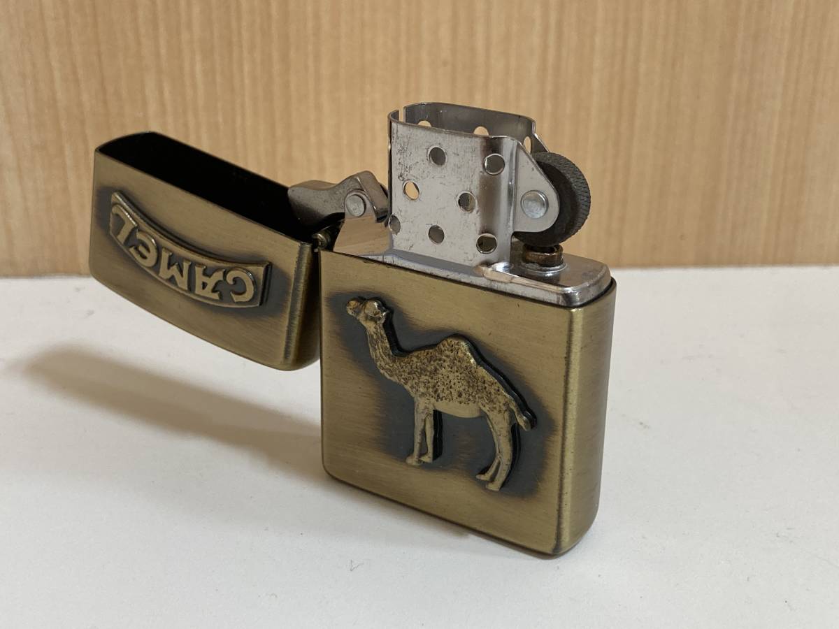 ☆　未使用品　ZIPPOジッポー CAMELキャメル ラクダメタル貼り 1993年製　管FARRR_画像4