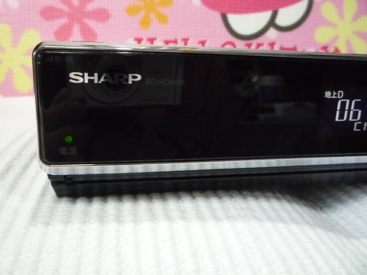 SHARP BD/HDDレコーダー BD-HDW65 ジャンク♪_画像2