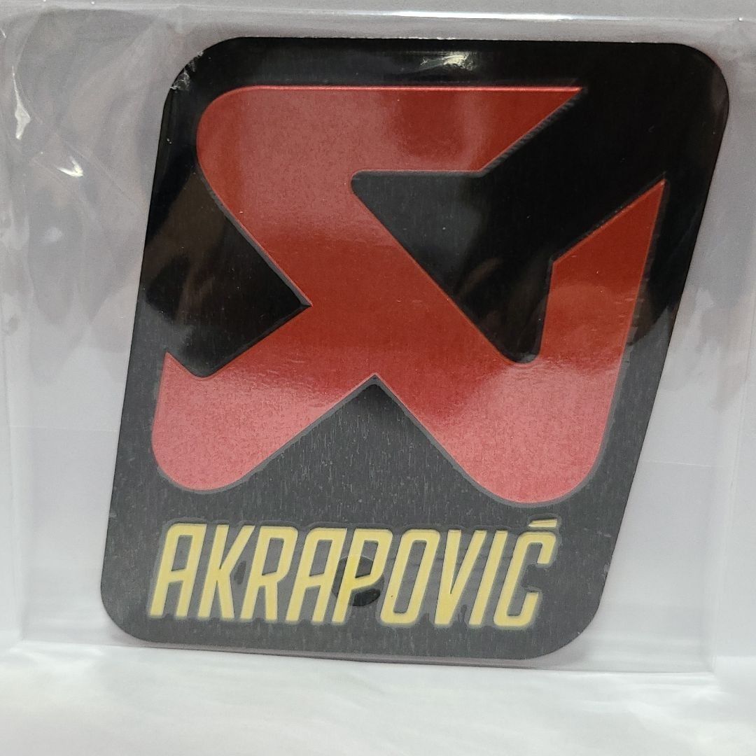 AKRAPOVIC　アクラポビッチ　耐熱アルミステッカー