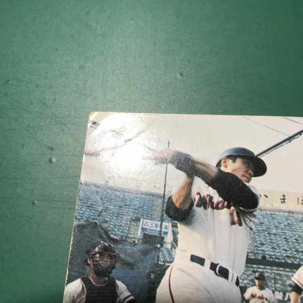 1973年　カルビー　プロ野球カード　73年　199番　大洋　江尻　　【管C46】_画像2