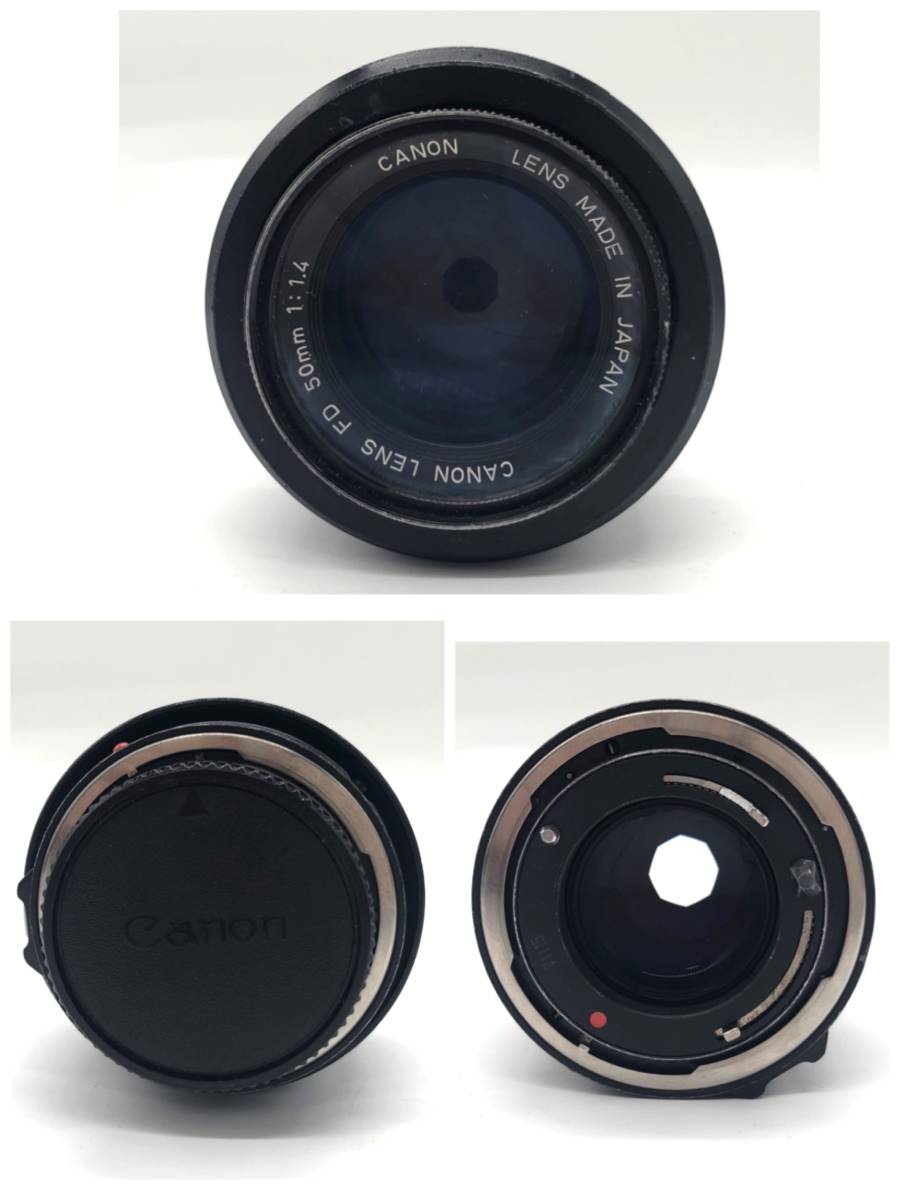 【8395-8】キャノン T90 フィルムカメラ FDレンズ ストロボセット 50mm F1.4、28mm F2.8 S.C. SPEEDLITE  188A 一眼レフ コンパクト Canon