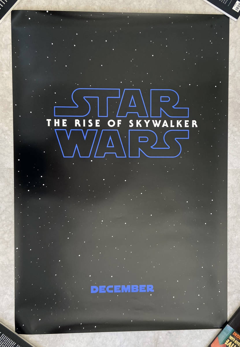 US版1sh『スター・ウォーズ／スカイウォーカーの夜明け/Star Wars: The Rise Of Skywalker』(2019年)teaser DS_画像1
