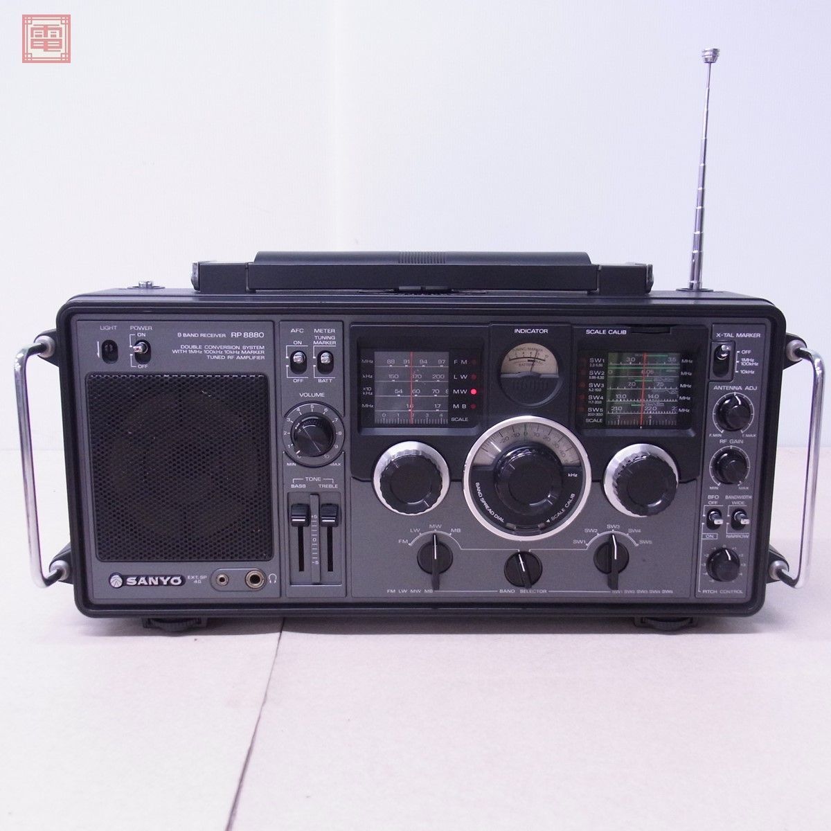 サンヨー SANYO RP8880 AM/FM/MB/SW 9バンド BCLラジオ RP-8880【40_画像1