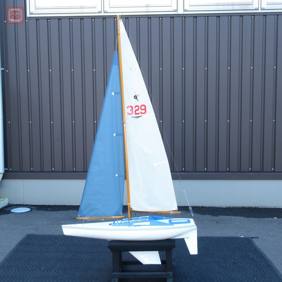 引取限定 ヒロボー リスボン36 36/600クラス RCヨット サーボ/受信機 搭載 全長約91.5cm RC ラジコン Lisbon 動作未確認 現状品【HTホビーラジコン