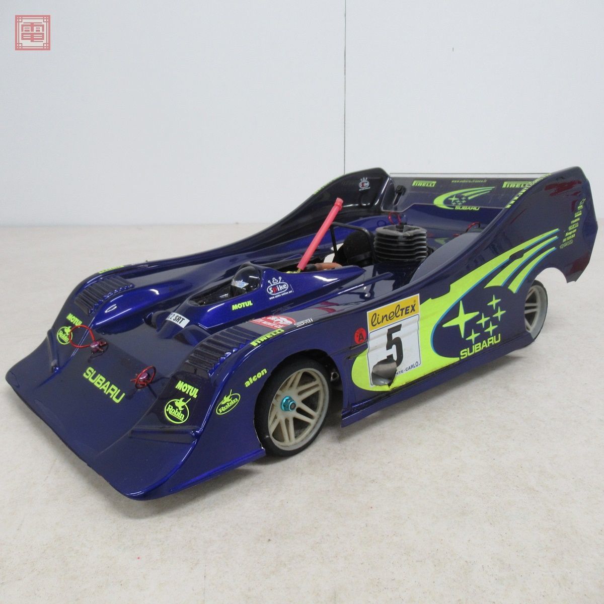 京商 1/10 V-ONE RR EVO エンジンRCカー エンジン/サーボ/受信機 搭載 ボディ付き ラジコン KYOSHO 動作未確認 ジャンク【20_画像1