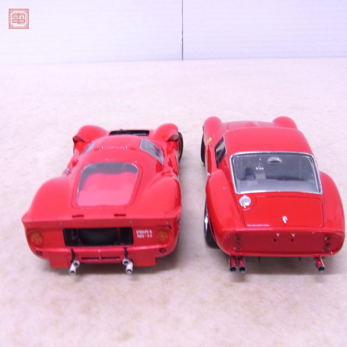 製作品 フジミ 1/24 フェラーリ 250 GTO/330 P4 計2台セット 完成品 FUJIMI Ferrari 現状品【10_画像4