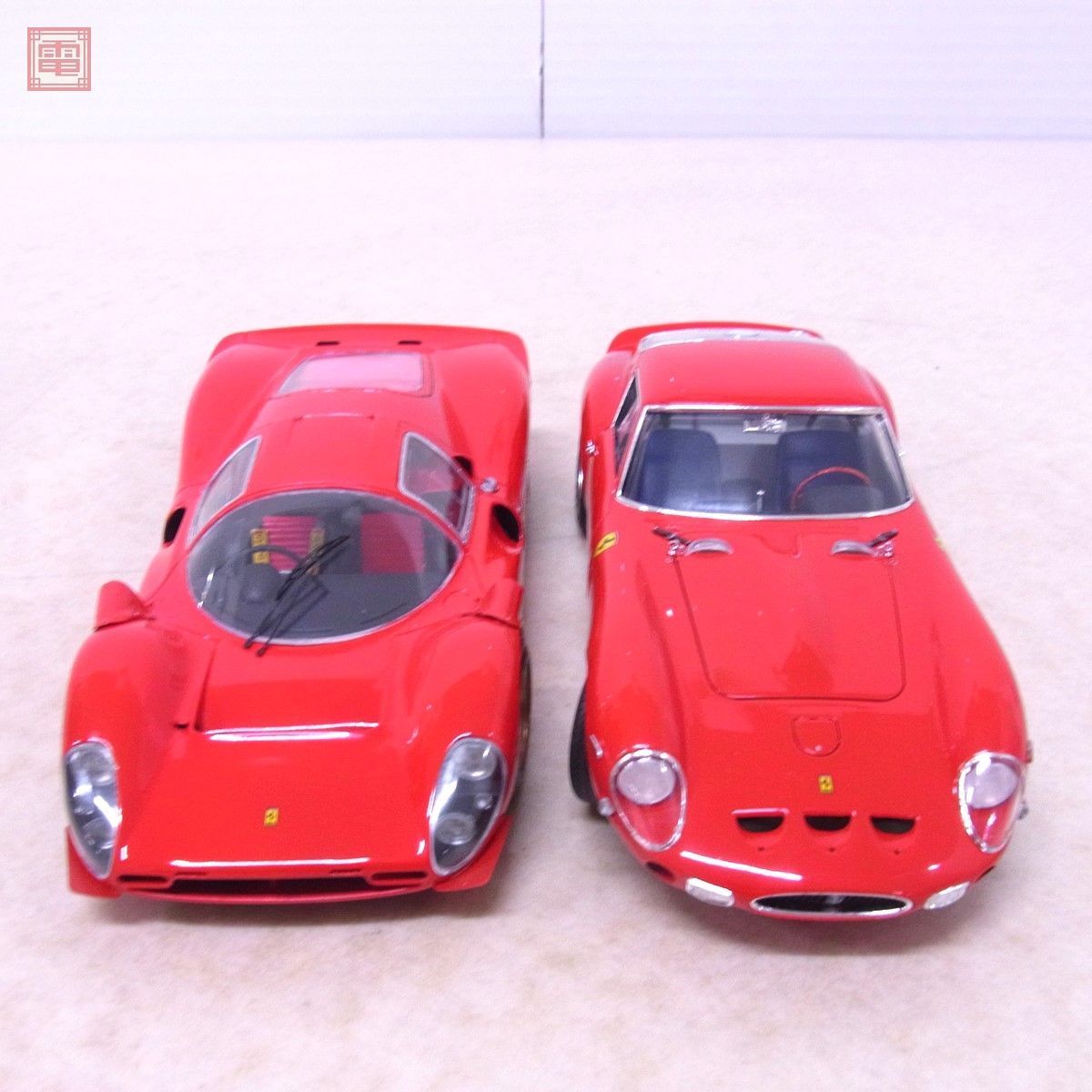 製作品 フジミ 1/24 フェラーリ 250 GTO/330 P4 計2台セット 完成品 FUJIMI Ferrari 現状品【10_画像3