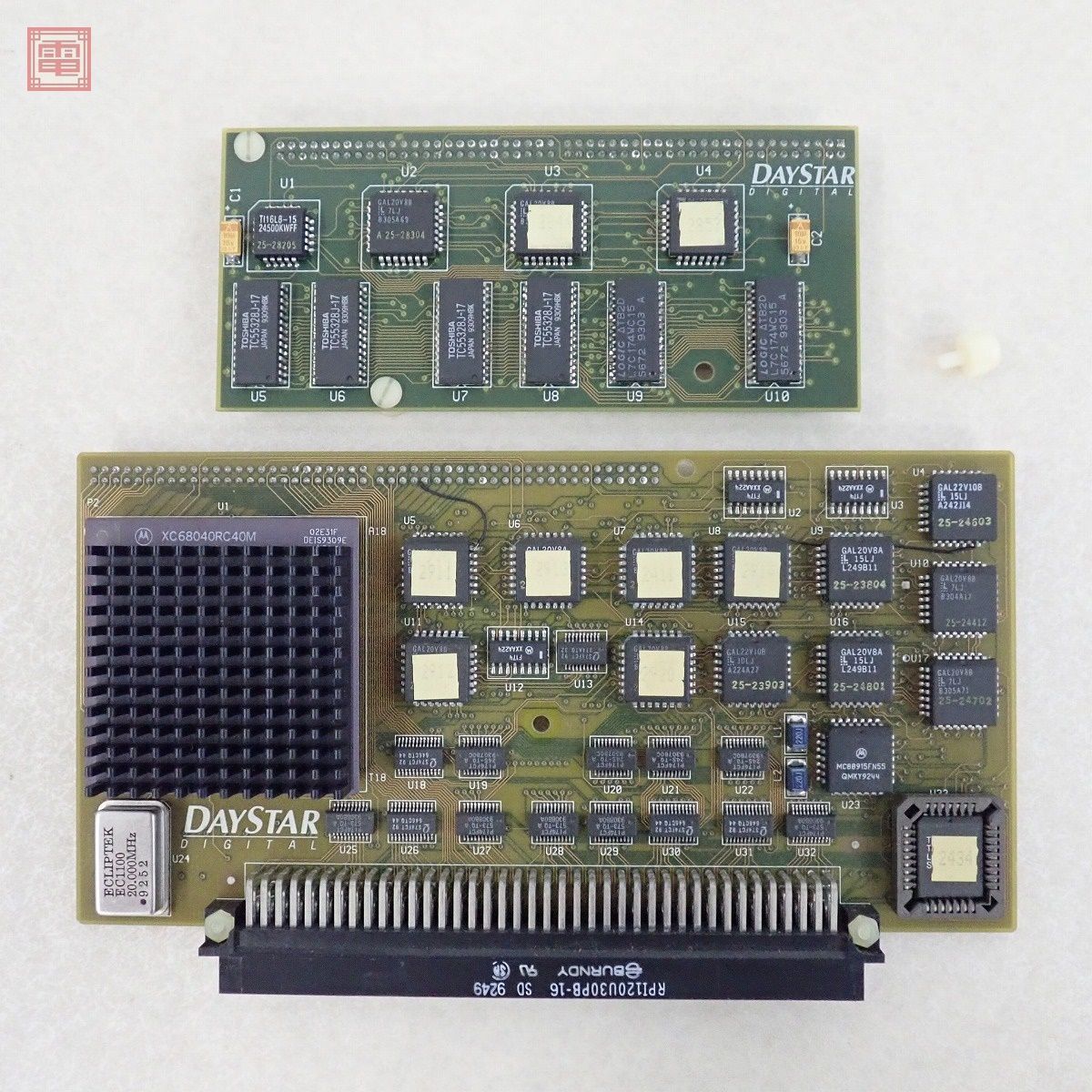 DAYSTAR DIGITAL TURBO 040 Macintosh CPU Accelerator アクセラレータボード 1992年製 + 040 DIRECT CACHE 1992年製 動作未確認【10_画像1