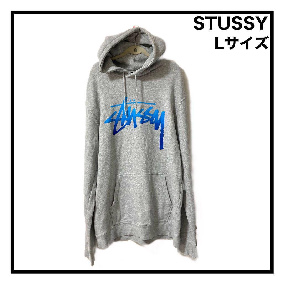 [ редкий ] Stussy Parker центральный Logo мужской б/у одежда BORO повреждение L