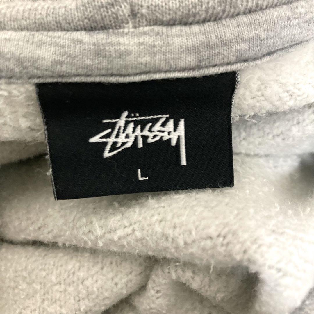 [ редкий ] Stussy Parker центральный Logo мужской б/у одежда BORO повреждение L