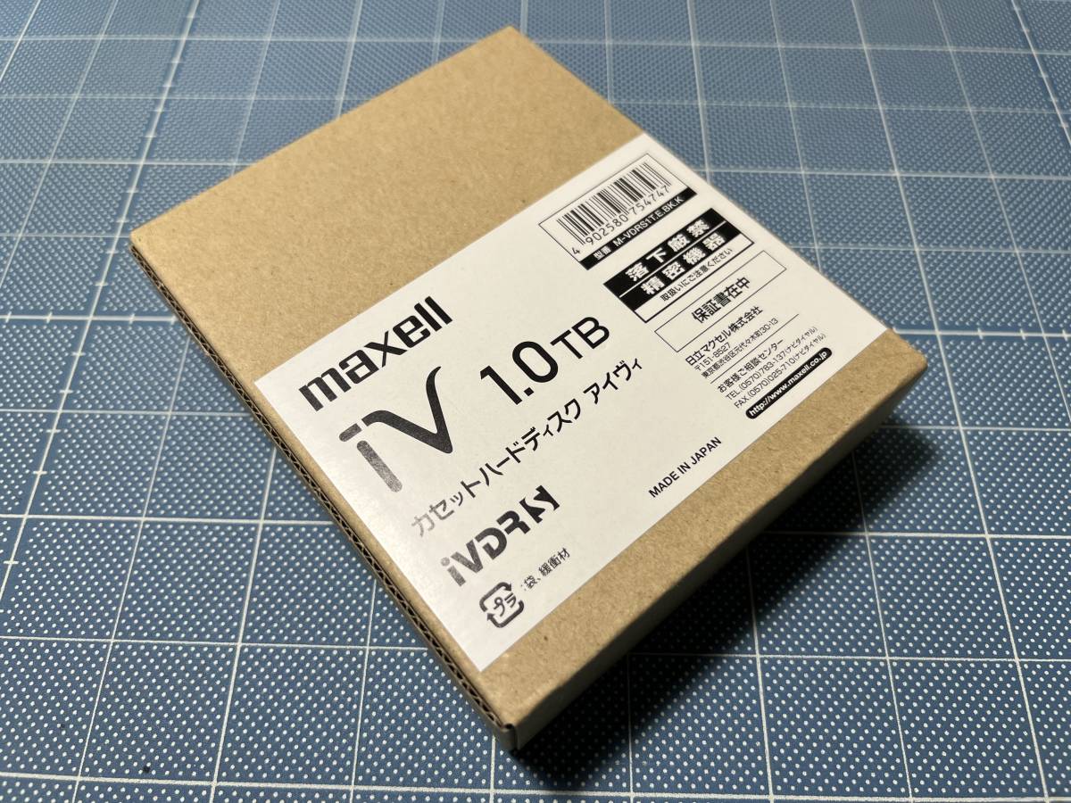 iVDR-S 1.0TB マクセル iV(アイヴィ) カセットハードディスク-