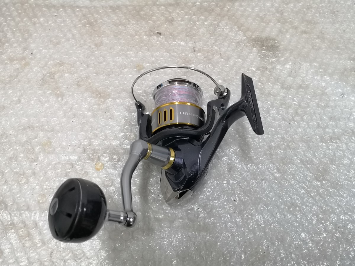 ラッピング不可】 SHIMANO TWIN POWER SW8000HG スピニングリール 中古