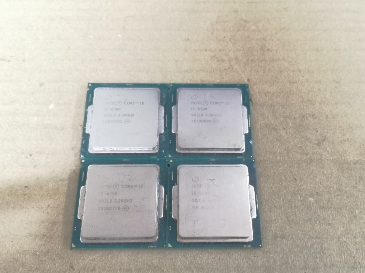 おすすめ i5-6500 ジャンク扱い 4個セット CPU Core i5