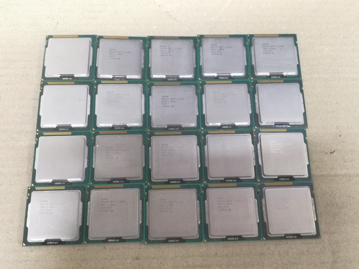 i3-2120 CPU 20個セット ジャンク扱い_画像1