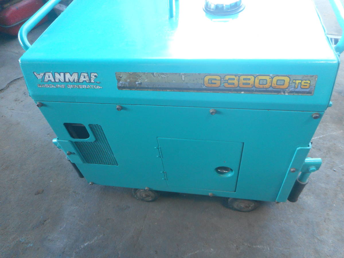 【信頼】 YANMAR ヤンマー 相数三相 220V/110V 電圧 3.8KVA 定格出力 建設機械 インバーター 発電機 ガソリン TS-6E G3800 その他 【信頼】 YANMAR ヤンマー 相数三相 220V/110V 電圧 3.8KVA 定格出力 建設機械 インバーター 発電機 ガソリン TS-6E G3800 その他