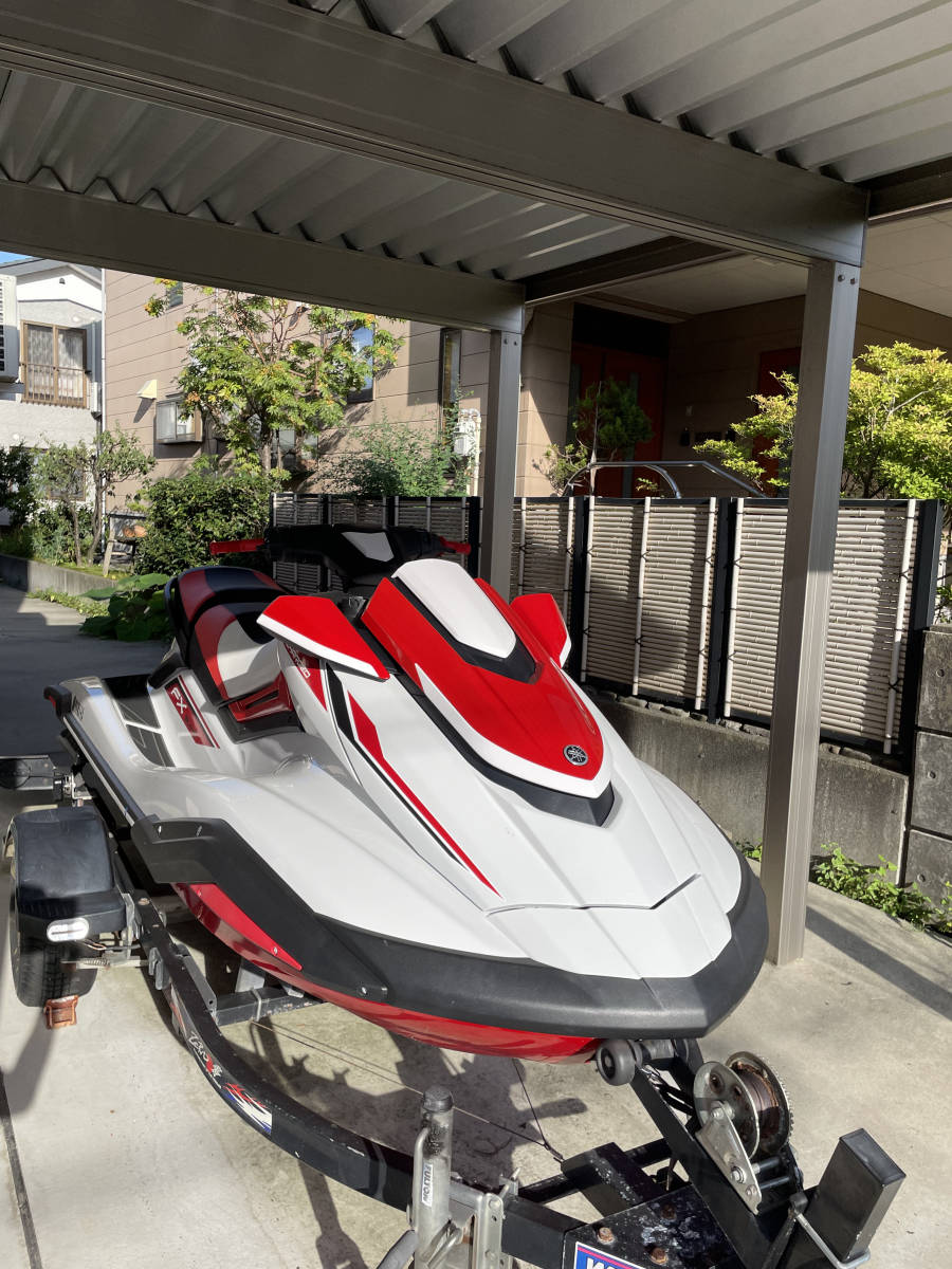 「YAMAHA　マリンジェット ZEROトレーラー付　FX SVHO（赤白）2019モデル　水上バイク　」の画像2